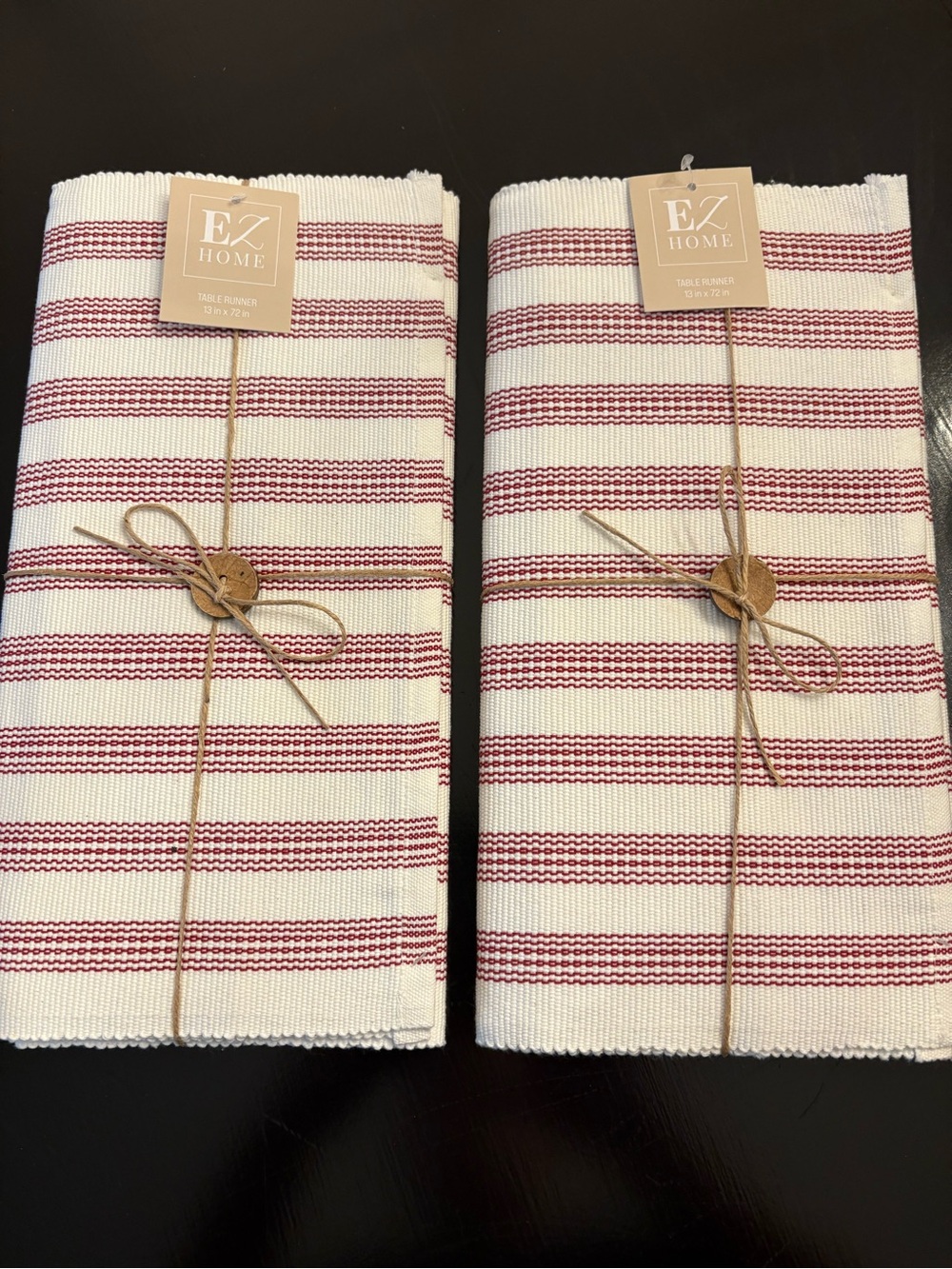 2 table runners. Just in time for the holidays!